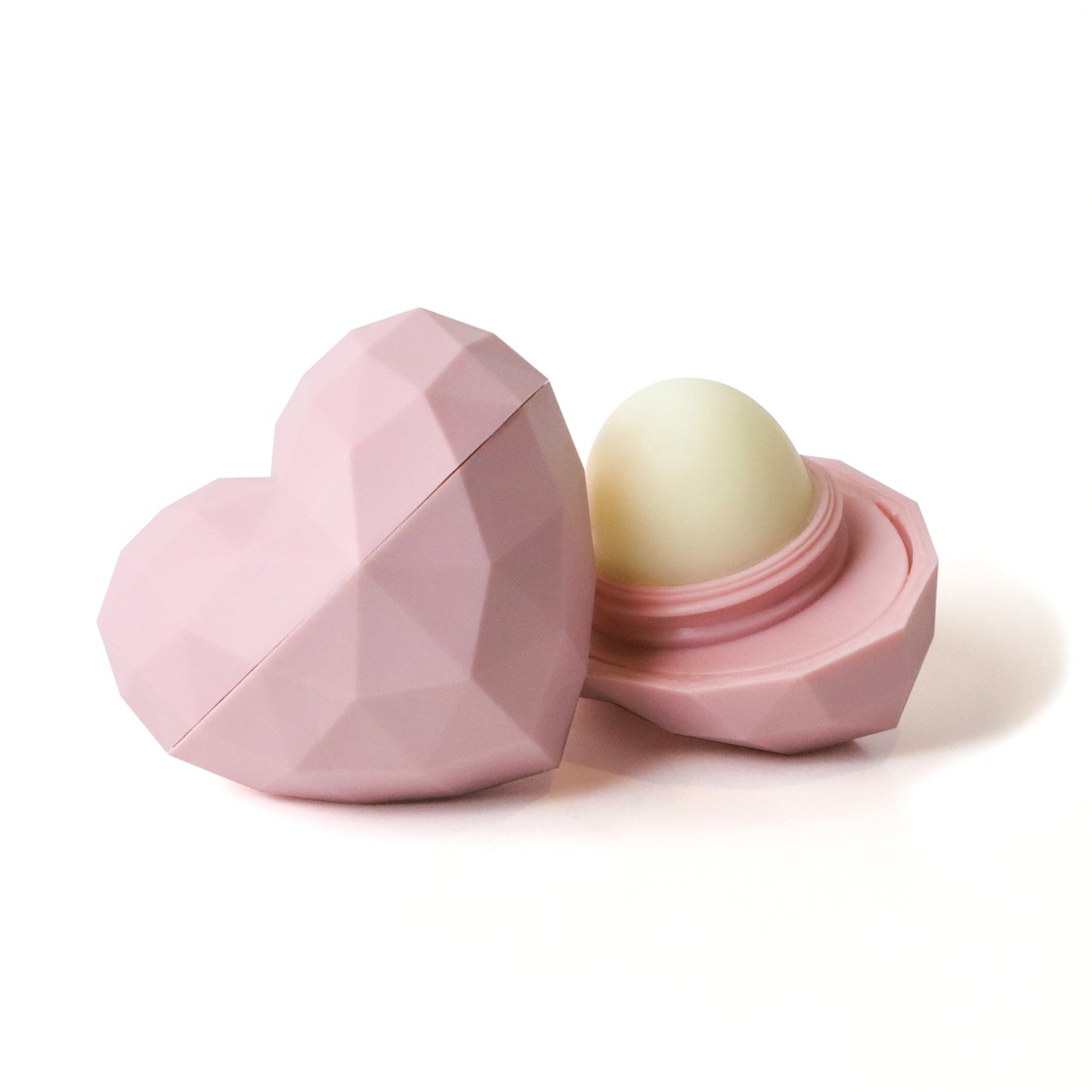 Heart Lip Balm (Pink, 100% Natural)