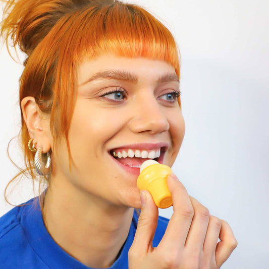 Orange Ice Cream Lip Balm (100% Natural Dreamsicle)